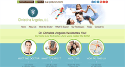 Desktop Screenshot of angeloschiropractic.com